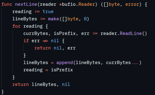line walker function